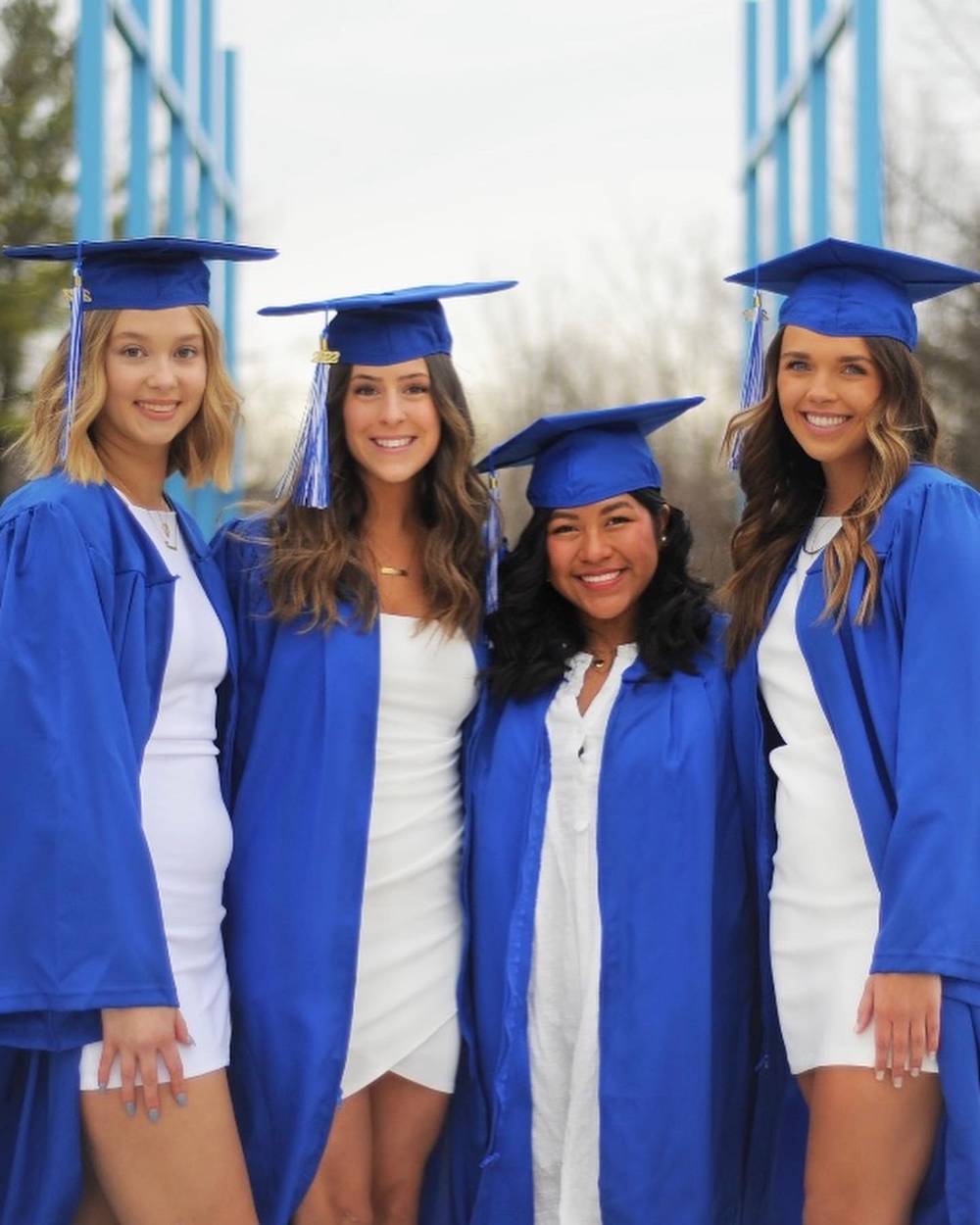 Dannah Janke and friends graduating together in 2022.